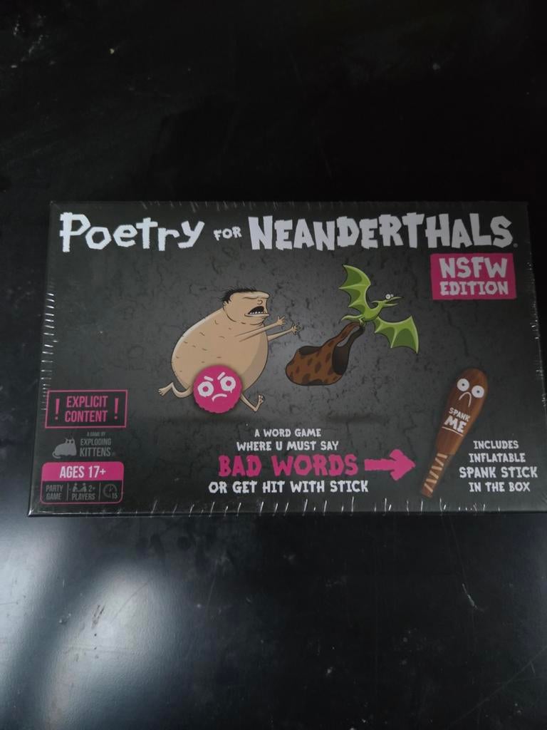 Poetry for Neanderthals - Grappig Partyspel!, Vijf spelers of meer, Ophalen of Verzenden, Nieuw, Exploding Kittens
