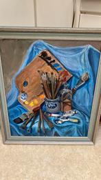 Stilleven Schilders atributen. George Plantinga, Antiek en Kunst, Ophalen of Verzenden