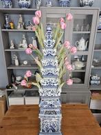tulpen vas, Huis en Inrichting, Blauw, Aardewerk of Porselein, Nieuw, Ophalen of Verzenden