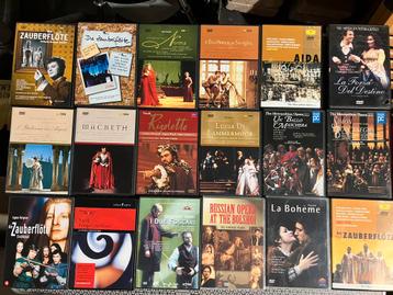 85 originele opera-dvd’s Verdi Puccini de beste labels beschikbaar voor biedingen