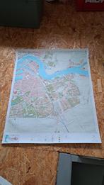 Landkaart Rotterdam, Boeken, Atlassen en Landkaarten, Nederland, Ophalen of Verzenden, Zo goed als nieuw, 1800 tot 2000