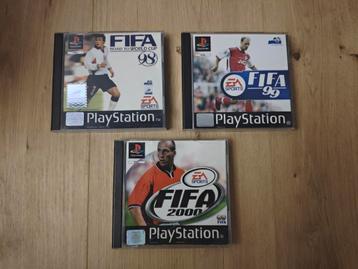 Fifa 98, 99 en 2000 voor de PlayStation 1 beschikbaar voor biedingen