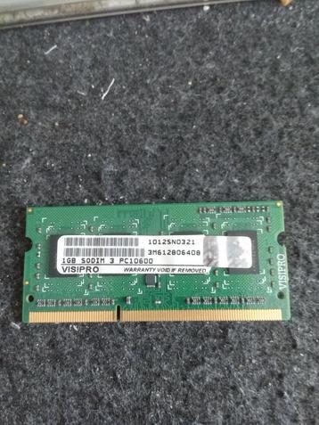 Visipro 1GB PC3-10600s DDR3 beschikbaar voor biedingen