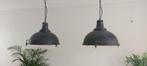2 industriële hang lampen, Ophalen, Zo goed als nieuw, Metaal, Minder dan 50 cm