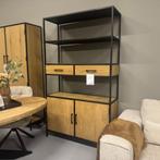 Actie! Wandkast Luna | 115 | Eiken | Van €1149, Ophalen, ., Met klep(pen), Nieuw