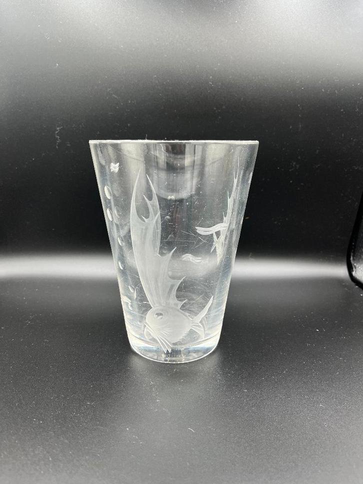 Vintage Kosta Boda vaas door Kjell Engman, Antiek en Kunst, Antiek | Glas en Kristal, Ophalen of Verzenden