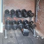 Dumbbell rek met dumbells te koop lifemaxx & hastings, Ophalen, Gebruikt, Overige typen