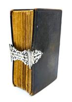 Antieke bijbel met zilveren slot, 1875, Antiek en Kunst, Antiek | Boeken en Bijbels, Verzenden