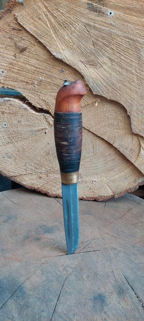 Vintage iisakki järvenpää Finse Puukko - Bushcraft Mes, Antiek en Kunst, Antiek | Bestek, Ophalen of Verzenden