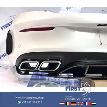 A205 C205 C63 C63S AMG ACHTERBUMPER COMPLEET PARELMOER WIT M beschikbaar voor biedingen