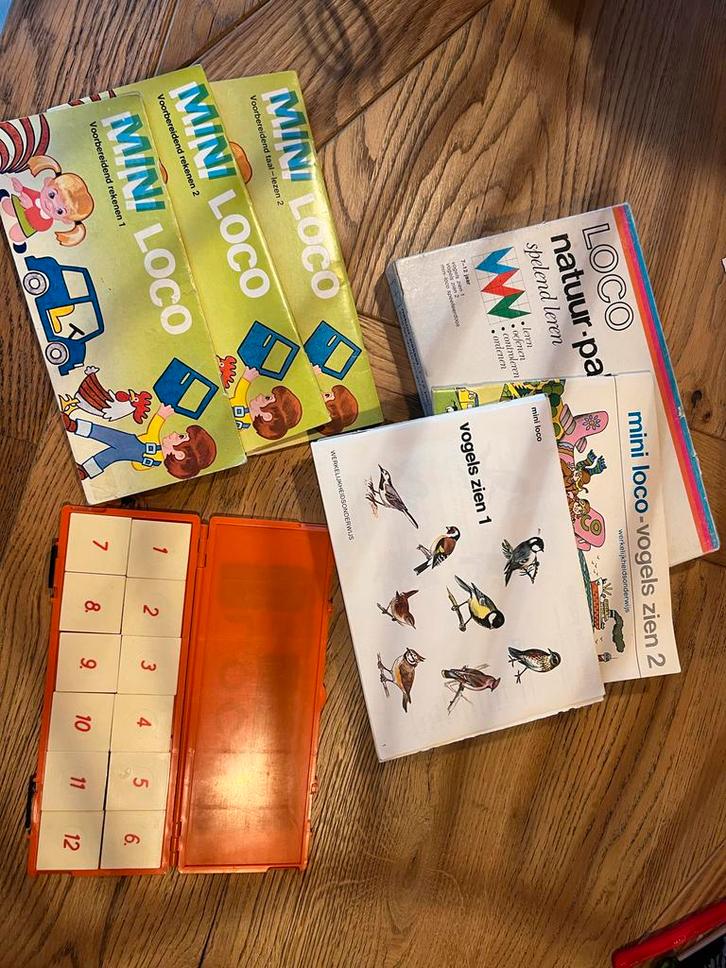Mini Loco + 4 Boekjes, Kinderen en Baby's, Speelgoed | Educatief en Creatief, Gebruikt, Puzzelen, Ophalen