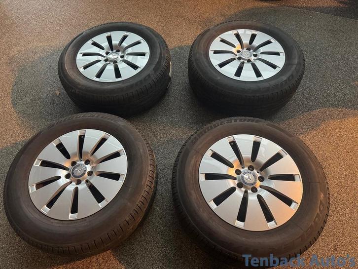 Velgenset Mercedes GLC 235/65/17 inch 5x112 Bridgestone, Auto-onderdelen, Banden en Velgen, Banden en Velgen, Zomerbanden, 17 inch