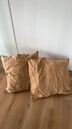2x IKEA Kussens Dytag donkerbeige, Ophalen, Zo goed als nieuw, Bruin, Vierkant