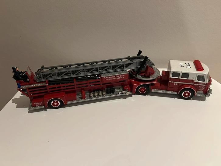 Corgi Ladderwagen - Brandweerauto, Hobby en Vrije tijd, Modelauto's | 1:43, Gebruikt, Auto, Overige merken, Ophalen of Verzenden