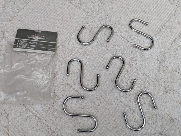 Nieuw! Hema verchroomde haken!, Huis en Inrichting, Keuken | Keukenbenodigdheden, Nieuw, Ophalen of Verzenden