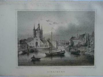 090 / Zierikzee    Staalgravure     1860 beschikbaar voor biedingen