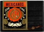 Mexicanos   etiket/band, Verzamelen, Ophalen of Verzenden, Gebruikt, Sigarenbandjes