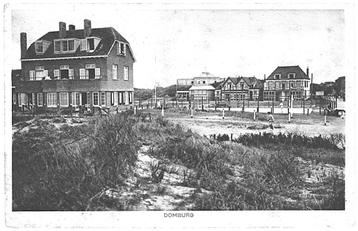 700345 Domburg Zeeland 1925 Gelopen met postzegel beschikbaar voor biedingen