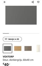VOXTORP Deur Antraciet 60x40 (3 stuks), Ophalen, Minder dan 50 cm, Zo goed als nieuw, Minder dan 100 cm