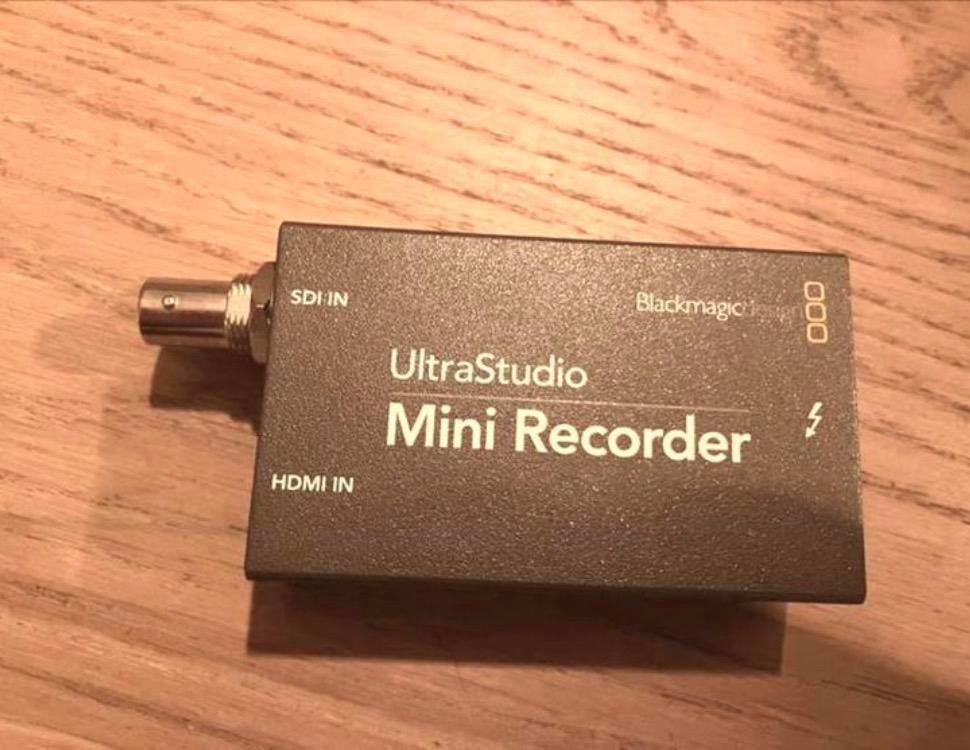 Blackmagic Design UltraStudio Mini Recorder (Thunderbolt-2), Ophalen of Verzenden, Zo goed als nieuw
