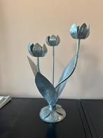 Kandelaar bloemen vintage, Ophalen of Verzenden