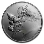 1 OZ ZILVER MICKEY FANTASIA NIUE 2019, Ophalen of Verzenden, Losse munt, Zilver