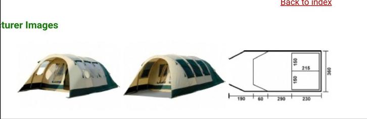 Hypercamp korfu 4 tent, Caravans en Kamperen, Tenten, tot en met 4, Gebruikt, Ophalen