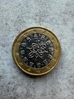 Misgeslagen 1 euro munt 2002 Portugal, Postzegels en Munten, Munten | Europa | Euromunten, Ophalen, Portugal, 1 euro, Losse munt