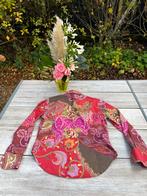 Vintage Etro Blouse met Paisley Print - Maat S, Ophalen of Verzenden, Zo goed als nieuw, Maat 38/40 (M), Rood