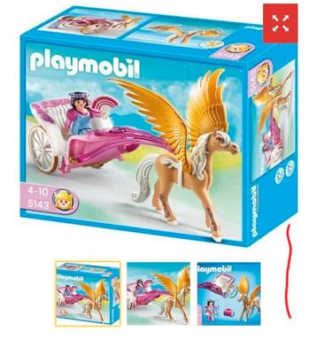 Playmobile Pegasus met koets 5143 beschikbaar voor biedingen