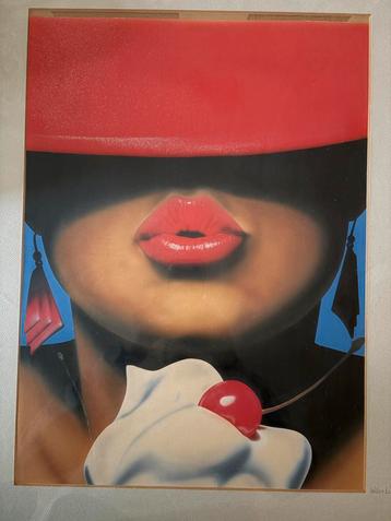 Willem Ludach - Vrouw met Kers, 1987 beschikbaar voor biedingen