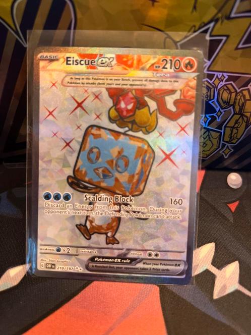 Eiscue EX obf, Hobby en Vrije tijd, Verzamelkaartspellen | Pokémon, Zo goed als nieuw, Ophalen of Verzenden