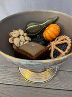 Oude metalen schaal, Ophalen of Verzenden, Zo goed als nieuw, Rond, Overige materialen