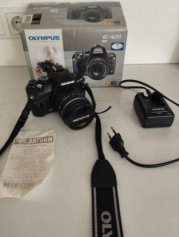 Olympus E-420 spiegelreflexcamera  beschikbaar voor biedingen