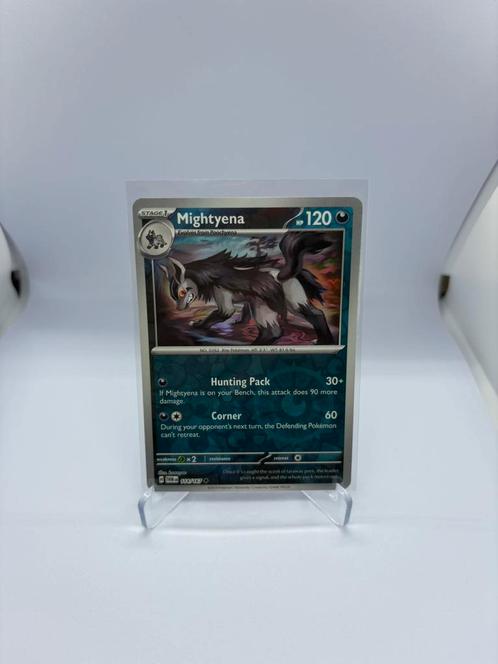 Mightyena 114/167 reverse holo, Hobby en Vrije tijd, Verzamelkaartspellen | Magic the Gathering, Zo goed als nieuw, Losse kaart