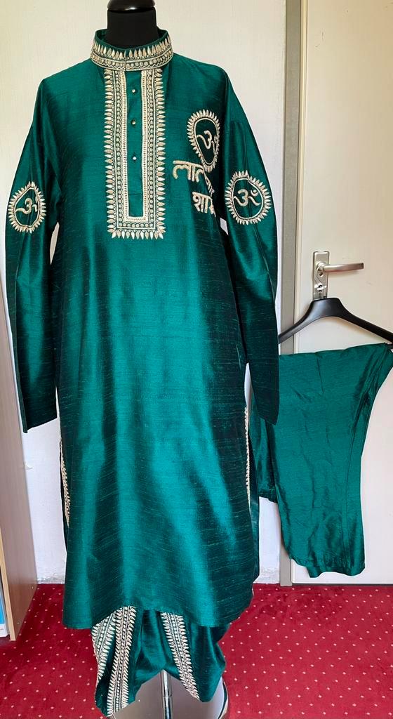 4-delig indiase heren kostuum. Nieuw!, Kleding | Heren, Carnavalskleding en Feestkleding, Nieuw, Kleding, Overige thema's, Maat 56/58 (XL)