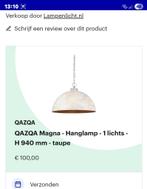 Hanglamp, Huis en Inrichting, Lampen | Hanglampen, Ophalen of Verzenden, Zo goed als nieuw, Kunststof, Minder dan 50 cm