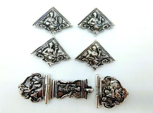 Zilveren Bijbelbeslag, W. Ernens & E. Knolleman, Hoorn, 1784, Antiek en Kunst, Antiek | Goud en Zilver, Zilver, Verzenden