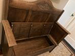 Kerkbank / Halbank met opbergruimte. 135 cm breed, Huis en Inrichting, Banken | Bankstellen, Gebruikt, Minder dan 75 cm, Tweepersoons