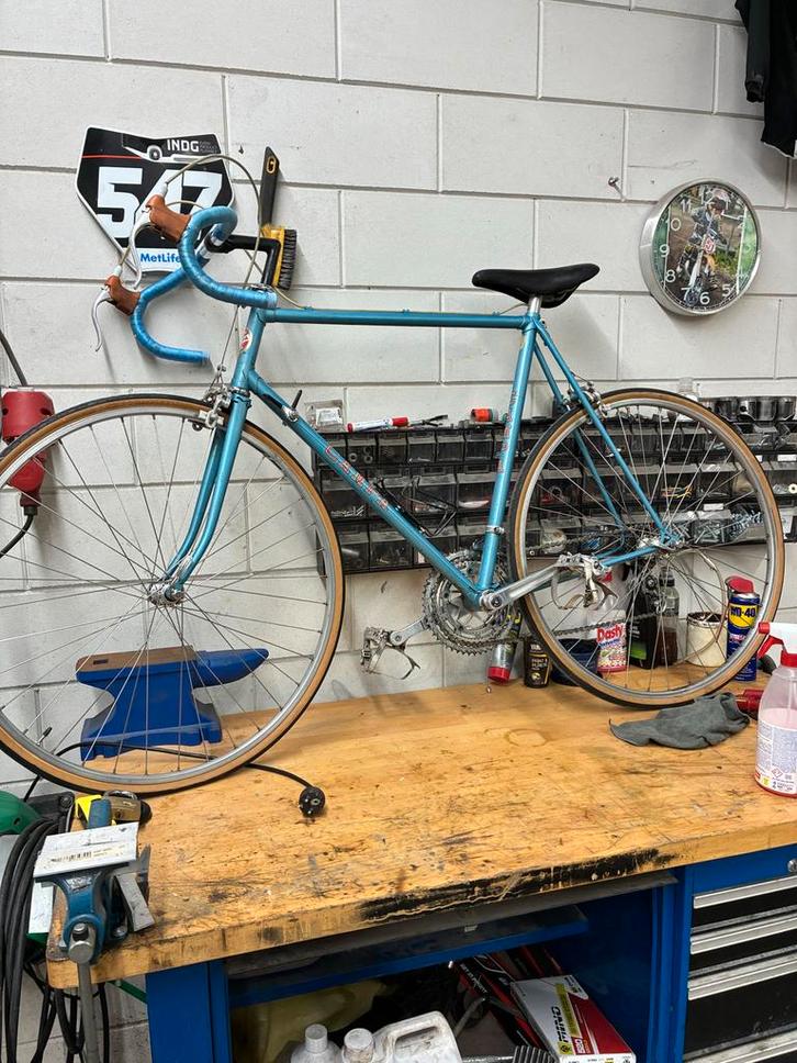 Vintage Campa Racefiets, Fietsen en Brommers, Fietsen | Racefietsen, Gebruikt, Heren, Overige merken, 10 tot 15 versnellingen