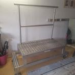Verrijdbaar werkplatform bordestrap aluminium, Doe-het-zelf en Verbouw, Ladders en Trappen, Ophalen, Gebruikt, Minder dan 2 meter