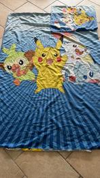 Pokemon beddengoed dekbedovertrek en kussensloop 1 persoons, Gebruikt, Dekbedovertrek, Ophalen of Verzenden, Jongetje of Meisje