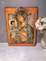 Vintage Icoon van de Heilige Maagd met Drie Handen, Antiek en Kunst, Ophalen of Verzenden