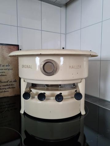 Haller 4-pits petroleumstel - Crème - Vintage beschikbaar voor biedingen