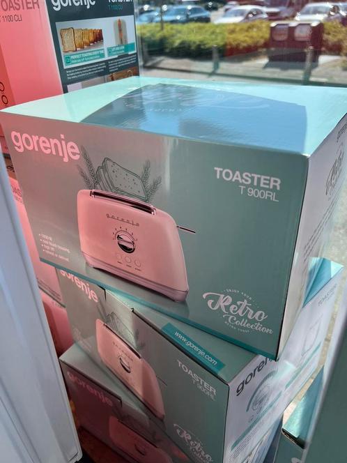 Gorenje broodrooster nieuw, Witgoed en Apparatuur, Broodroosters, Zo goed als nieuw, Meer dan 8 standen, Uitneembare kruimellade