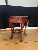 Chinese bijzettafel met marmeren blad, Ophalen