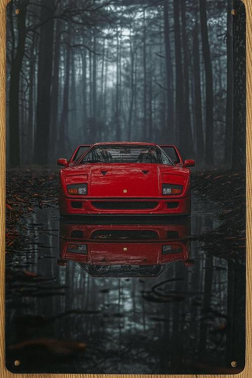 Wandbord Ferrari, Verzamelen, Merken en Reclamevoorwerpen, Nieuw, Reclamebord, Ophalen of Verzenden