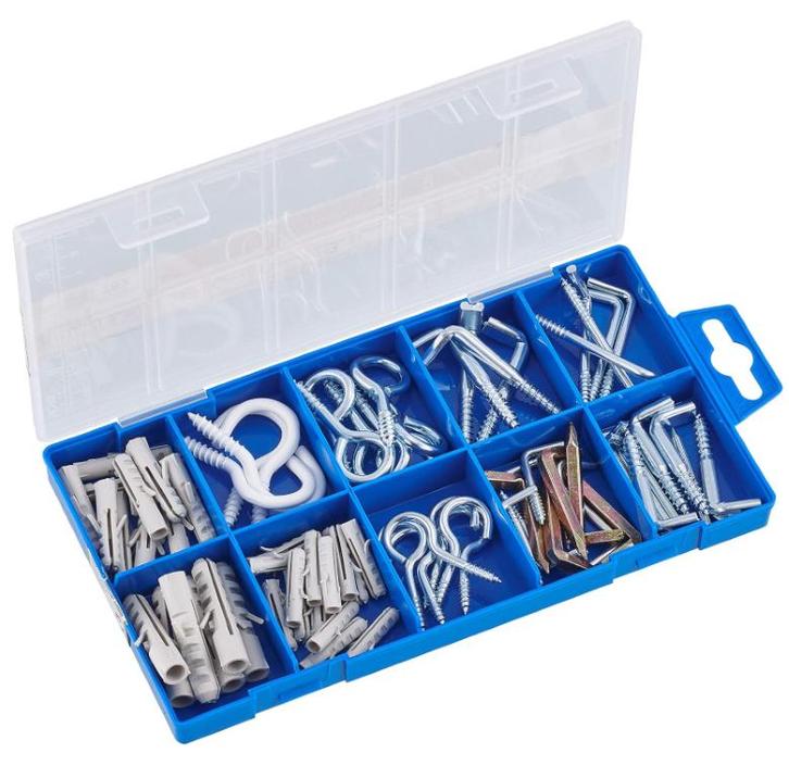 Connex assortimentsdoos schroefhaken + pluggen, Auto diversen, Autogereedschap, Nieuw, Ophalen