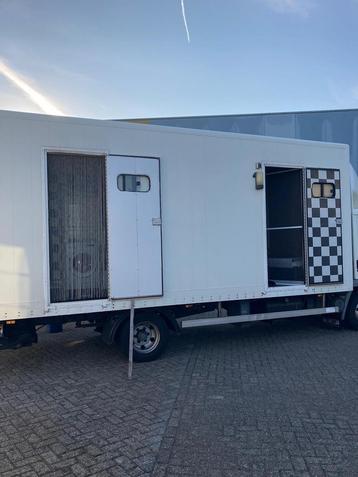 Daf 45 150 PK Slaapwagen Personeel Wagen Douche Wc Bed  beschikbaar voor biedingen