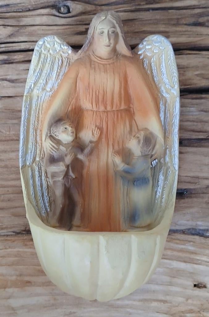 Religieus antiek katholiek Frans wijwatervat, Antiek en Kunst, Ophalen of Verzenden